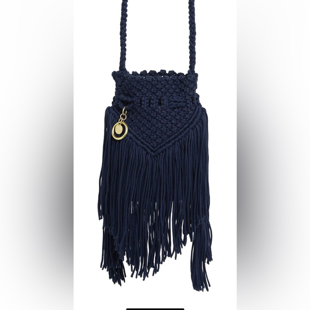 See by Chloe Macrame Fringe Shoulder Bag